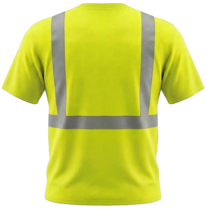 CS-103: ANSI Class 2 Black Bottom SS T-Shirt