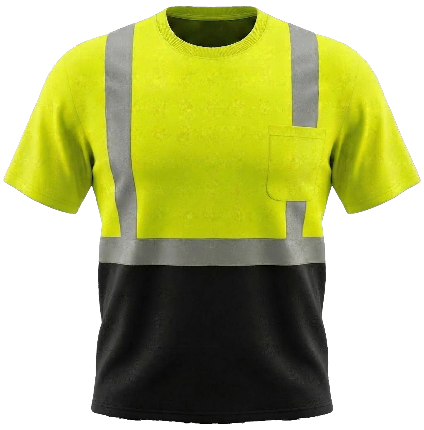 CS-103: ANSI Class 2 Black Bottom SS T-Shirt