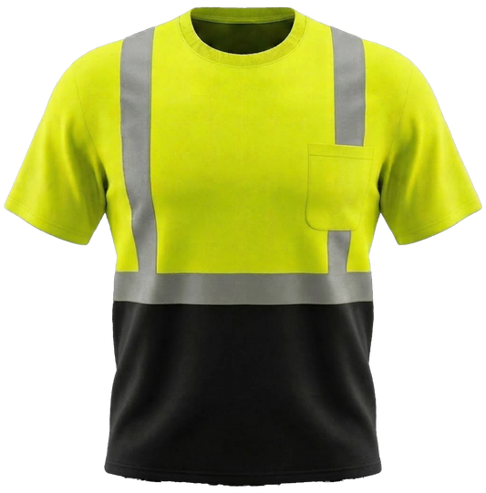 CS-103: ANSI Class 2 Black Bottom SS T-Shirt