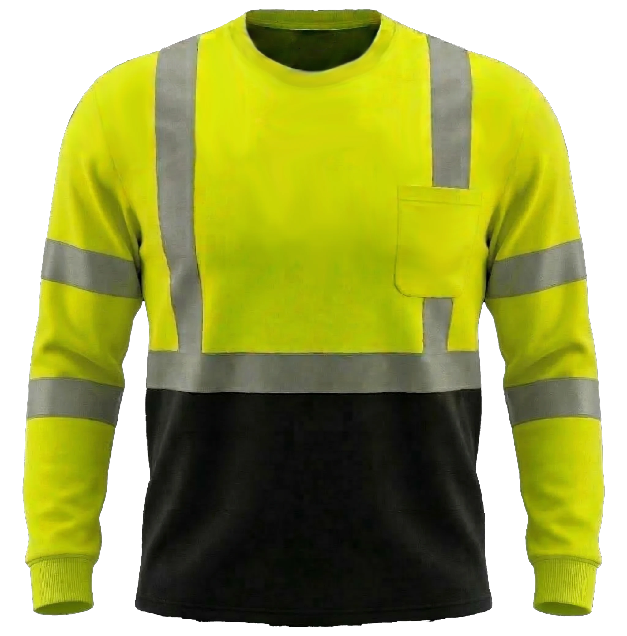 CS-104: ANSI Class 3 Black Bottom LS T-Shirt – CoreSource Supply
