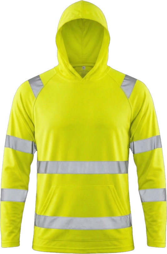 CS-105: ANSI Class 3 UPF50 Hooded LS T-Shirt