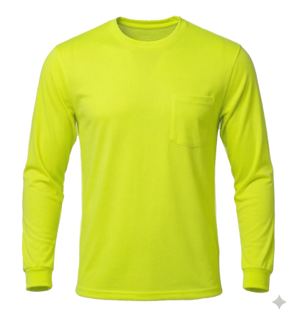 CS-107: NON-ANSI Moisture Wicking Long Sleeve T-Shirt