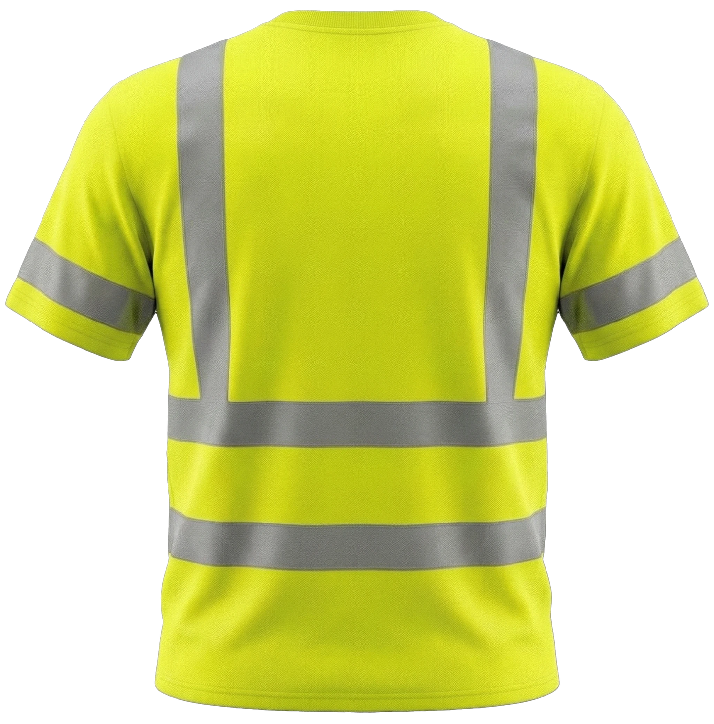 CS-108: ANSI Class 3 Short Sleeve T-Shirt Safety Green With Safety Stripes