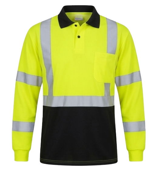 CS-110: ANSI Class 3 Long Sleeve Moisture Wicking Polo